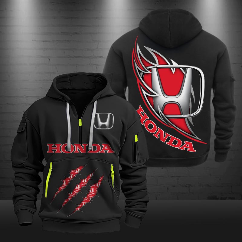 Honda New Zip Hoodie 0447 Multicolor - Famjoys Honda New Zip Hoodie 0447 Multicolor - Famjoys