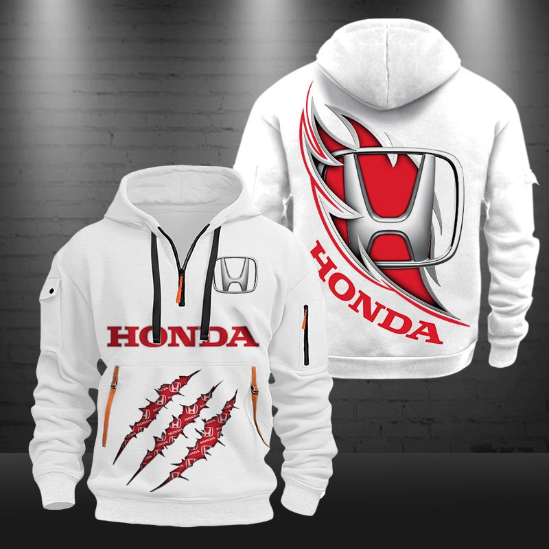 Honda New Zip Hoodie 0447 Multicolor - Famjoys Honda New Zip Hoodie 0447 Multicolor - Famjoys