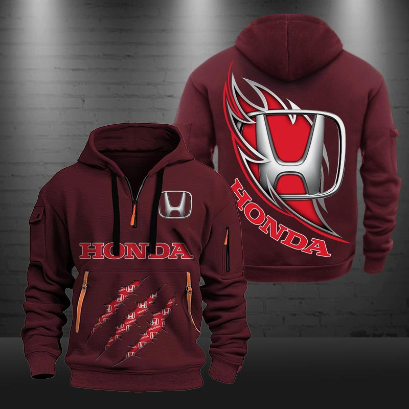 Honda New Zip Hoodie 0447 Multicolor - Famjoys Honda New Zip Hoodie 0447 Multicolor - Famjoys