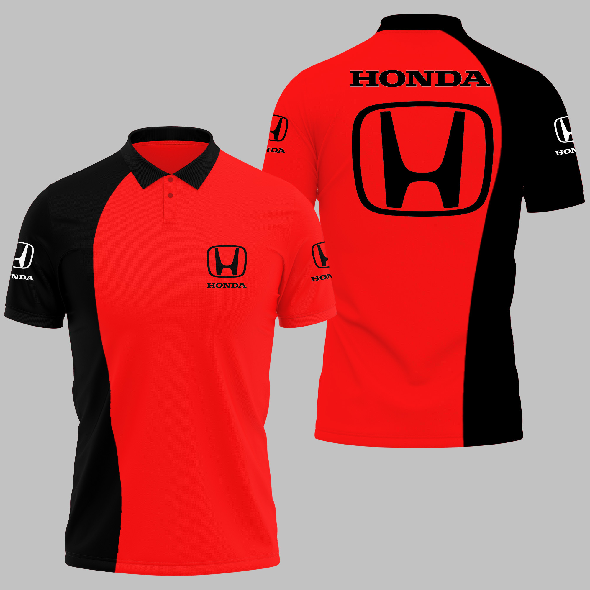 Honda Polo Shirt Ver 2 - Famjoys Honda Polo Shirt Ver 2 - Famjoys