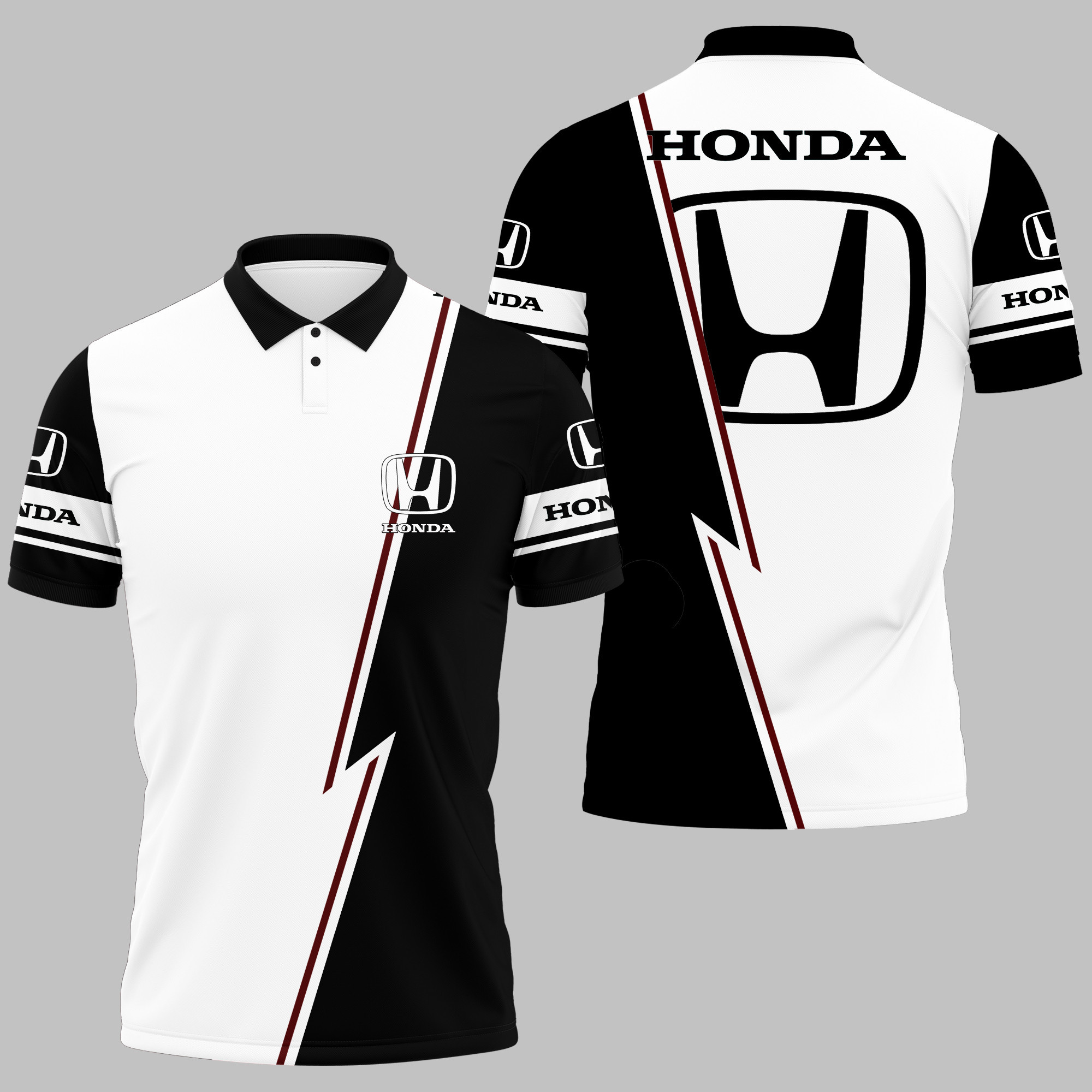 Honda Polo Shirt Ver 3 - Famjoys Honda Polo Shirt Ver 3 - Famjoys