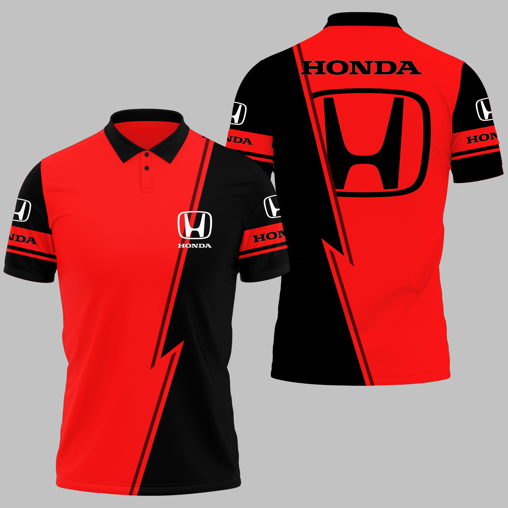 Honda Polo Shirt Ver 3 - Famjoys Honda Polo Shirt Ver 3 - Famjoys
