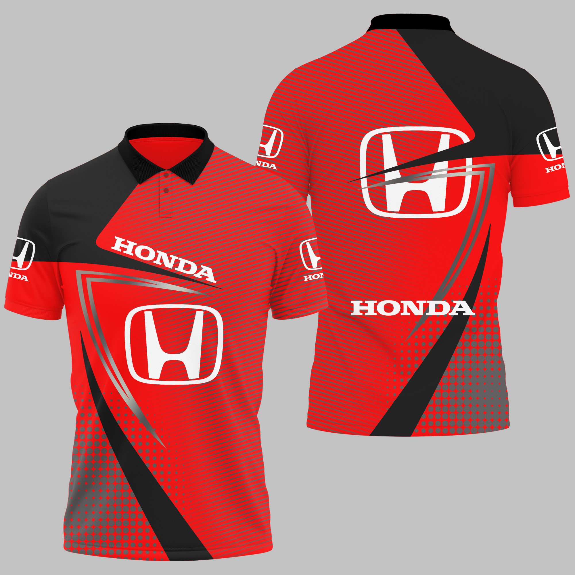 Honda Polo Shirt Ver 6 - Famjoys Honda Polo Shirt Ver 6 - Famjoys