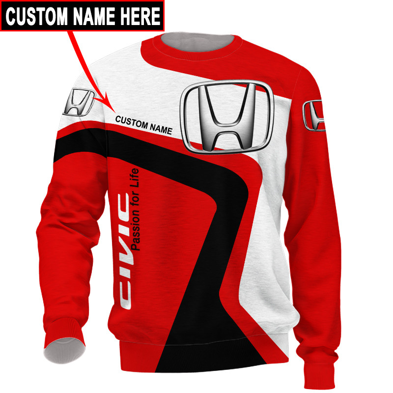 Honda t-shirt hoodie apparel 3D full printing - Famjoys Honda t-shirt hoodie apparel 3D full printing - Famjoys