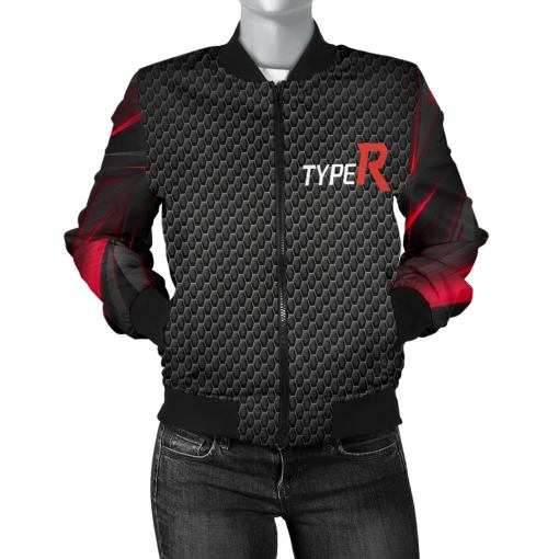 Honda Type R Women's Bomber Jacket RA - Famjoys Honda Type R Women's Bomber Jacket RA - Famjoys