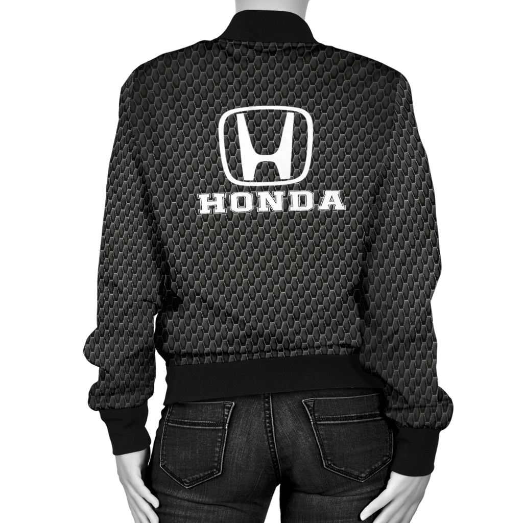 Honda Women's Bomber Jacket MB - Famjoys Honda Women's Bomber Jacket MB - Famjoys