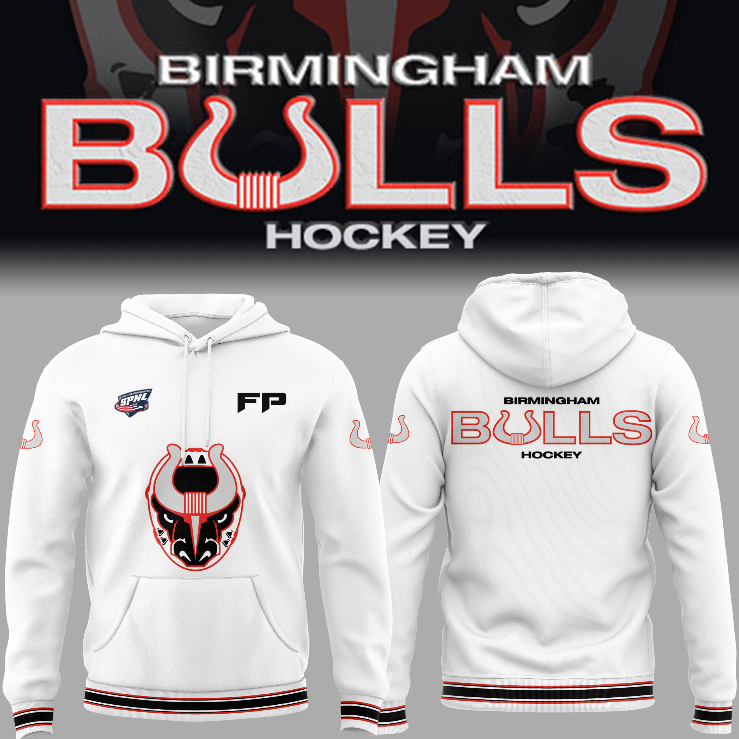 Hoodie Birmingham Bulls 2024 - Famjoys Hoodie Birmingham Bulls 2024 - Famjoys