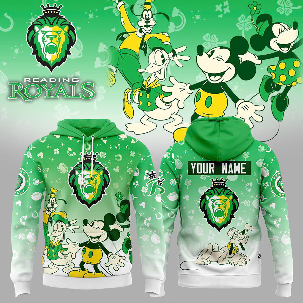 Hoodie Reading Royals Mickey & Friends 2025 - Famjoys Hoodie Reading Royals Mickey & Friends 2025 - Famjoys