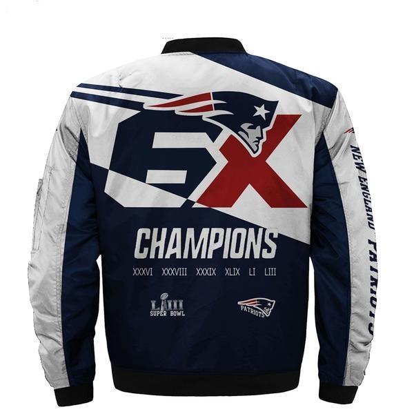 Hot New England Patriots 6x Super Bowl Jacket Championship - Famjoys Hot New England Patriots 6x Super Bowl Jacket Championship - Famjoys