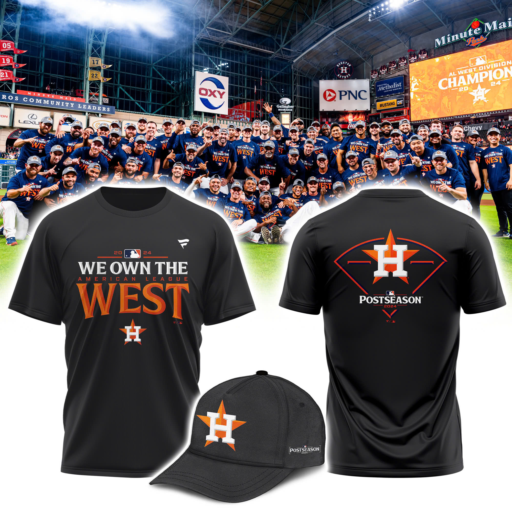 Houston Astros AL West Champions T-Shirt - Famjoys Houston Astros AL West Champions T-Shirt - Famjoys