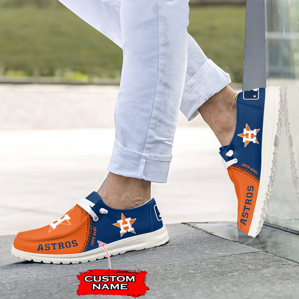 Houston Astros Hey Dude Shoes - Famjoys Houston Astros Hey Dude Shoes - Famjoys