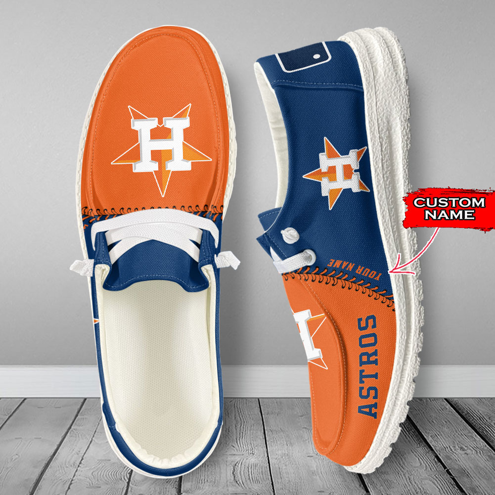 Houston Astros Hey Dude Shoes - Famjoys Houston Astros Hey Dude Shoes - Famjoys