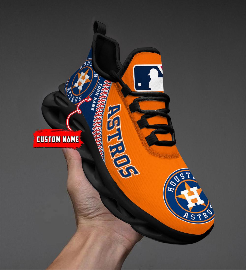 Houston Astros Max Soul Shoes - Famjoys Houston Astros Max Soul Shoes - Famjoys