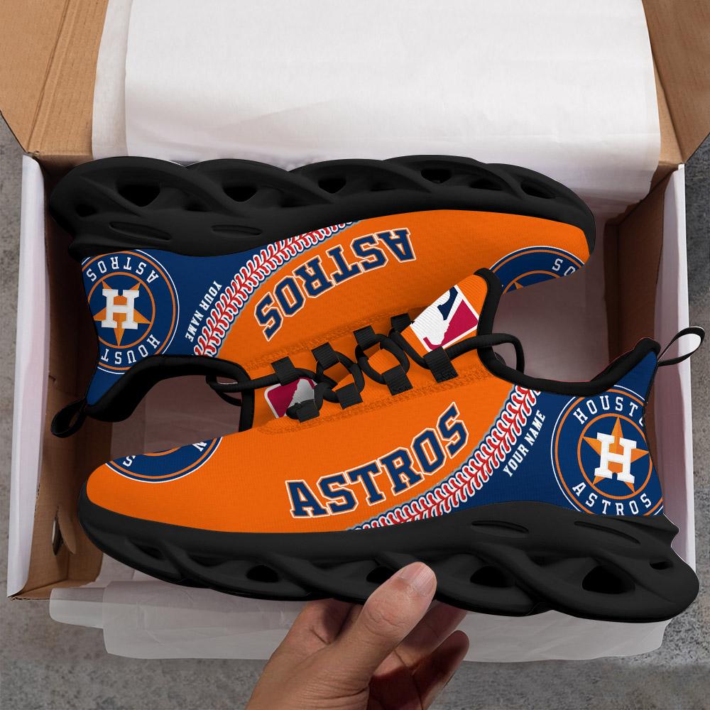 Houston Astros Max Soul Shoes - Famjoys Houston Astros Max Soul Shoes - Famjoys