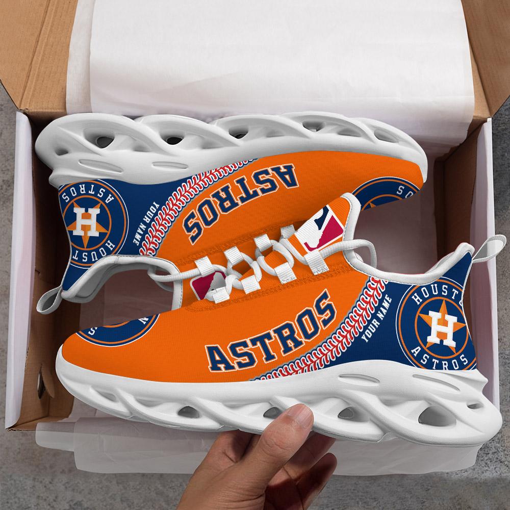 Houston Astros Max Soul Shoes - Famjoys Houston Astros Max Soul Shoes - Famjoys