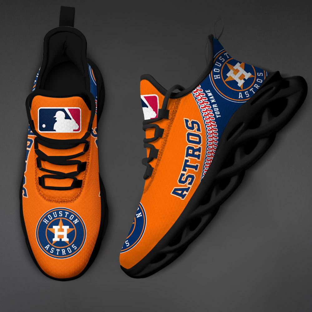 Houston Astros Max Soul Shoes - Famjoys Houston Astros Max Soul Shoes - Famjoys