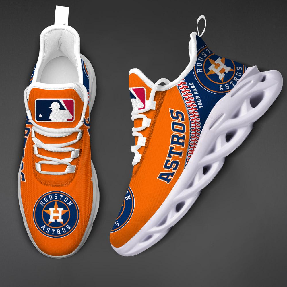 Houston Astros Max Soul Shoes - Famjoys Houston Astros Max Soul Shoes - Famjoys