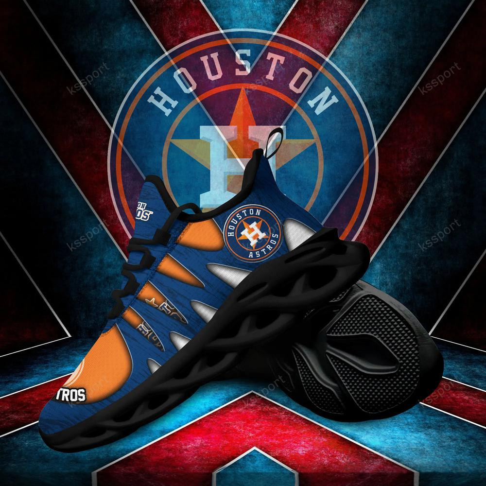 Houston Astros Max Soul Shoes, Running Sneakers - Famjoys Houston Astros Max Soul Shoes, Running Sneakers - Famjoys