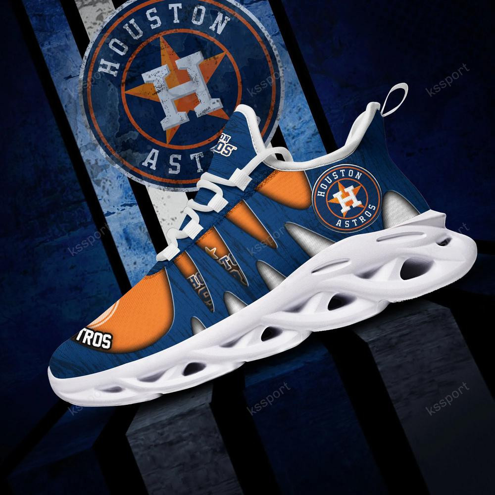 Houston Astros Max Soul Shoes, Running Sneakers - Famjoys Houston Astros Max Soul Shoes, Running Sneakers - Famjoys