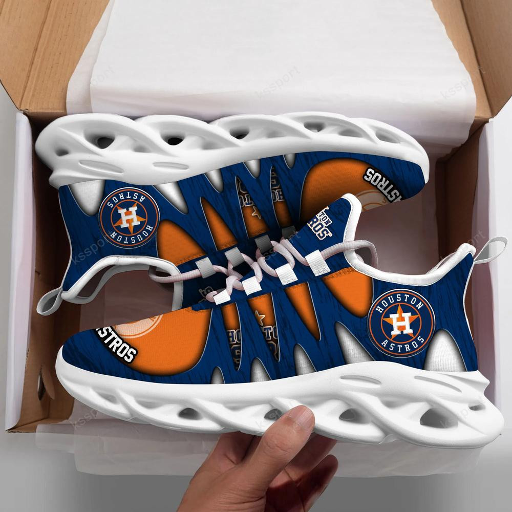 Houston Astros Max Soul Shoes, Running Sneakers - Famjoys Houston Astros Max Soul Shoes, Running Sneakers - Famjoys