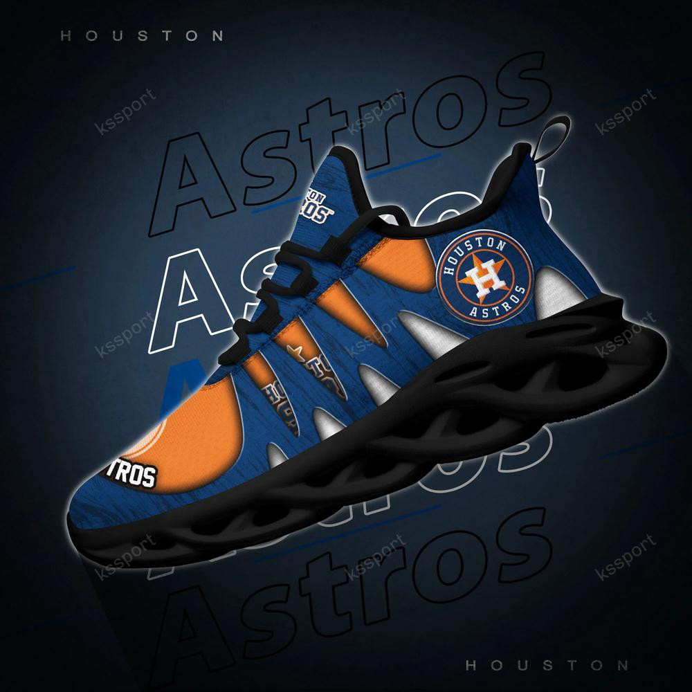 Houston Astros Max Soul Shoes, Running Sneakers - Famjoys Houston Astros Max Soul Shoes, Running Sneakers - Famjoys