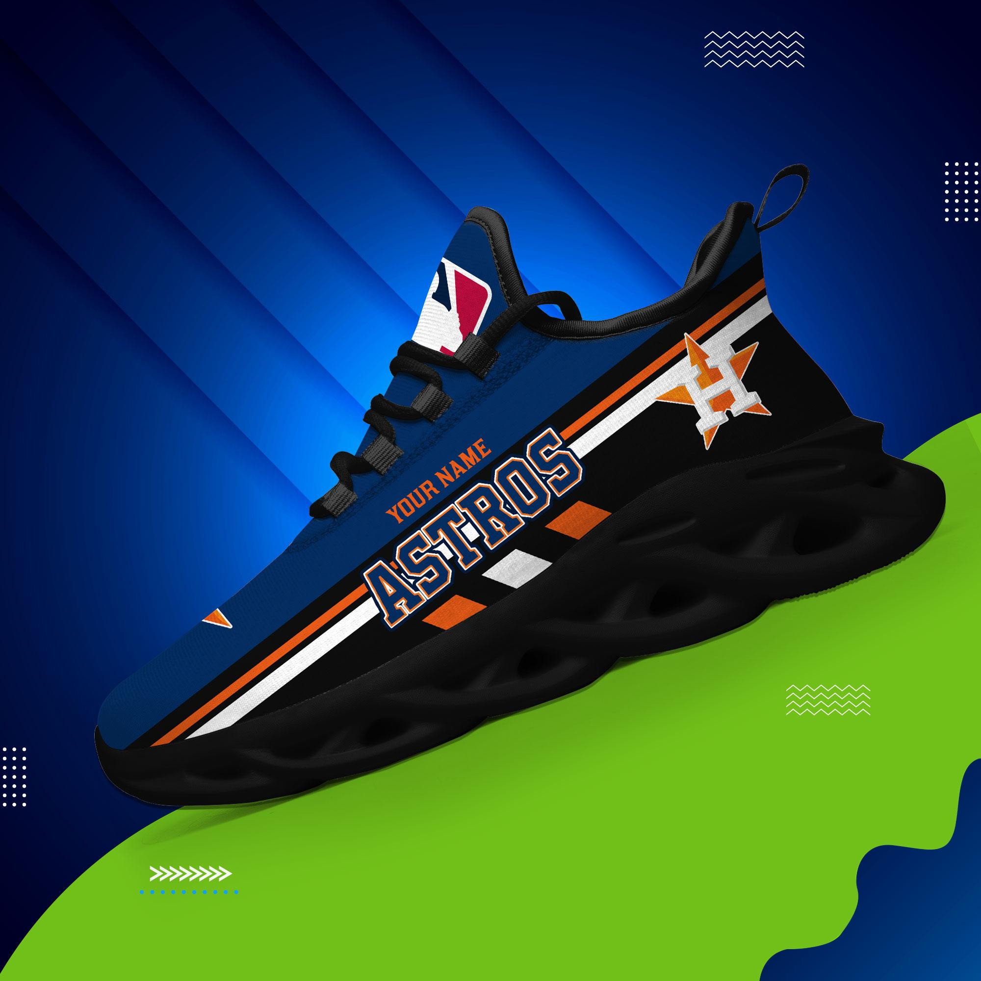 Houston Astros Max Soul Sneaker - Famjoys Houston Astros Max Soul Sneaker - Famjoys