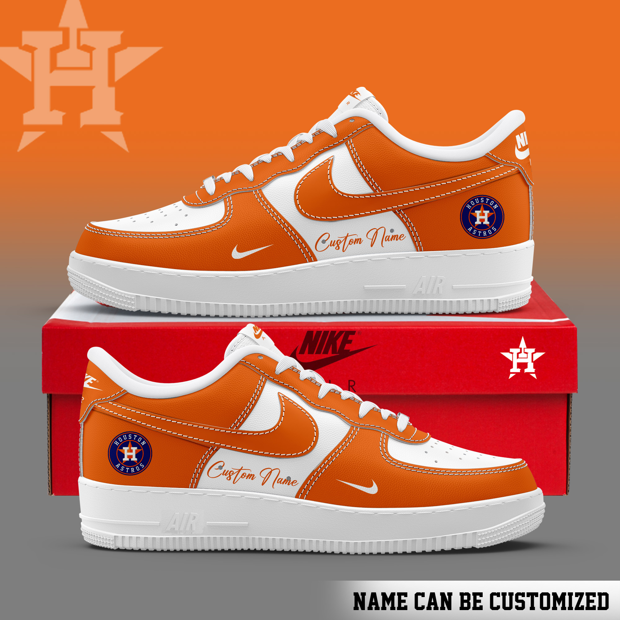 Houston Astros Sneakers Custom Name For Fans-SP02042402ID10DS09 - Famjoys Houston Astros Sneakers Custom Name For Fans-SP02042402ID10DS09 - Famjoys