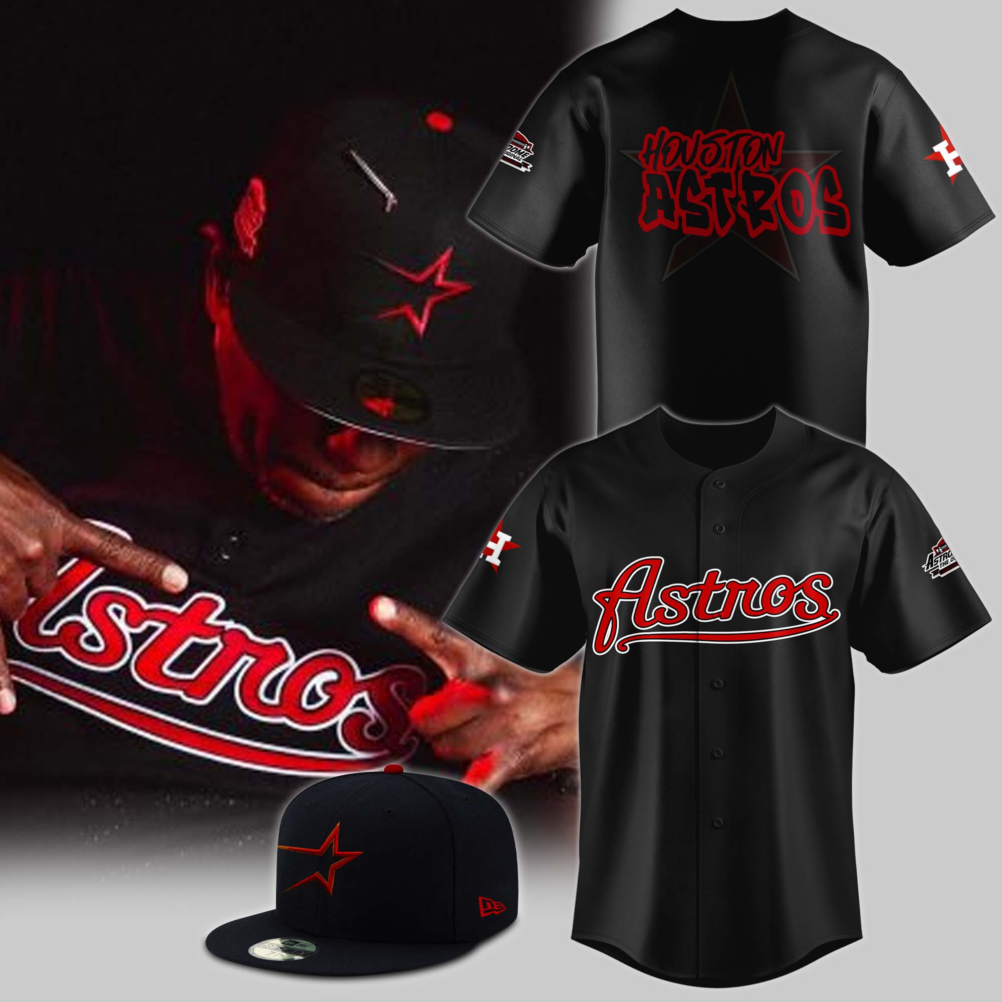 Houston Astros x Brother Mob SCARFACE 30th Anniversary Exclusive Shirt - Famjoys Houston Astros x Brother Mob SCARFACE 30th Anniversary Exclusive Shirt - Famjoys