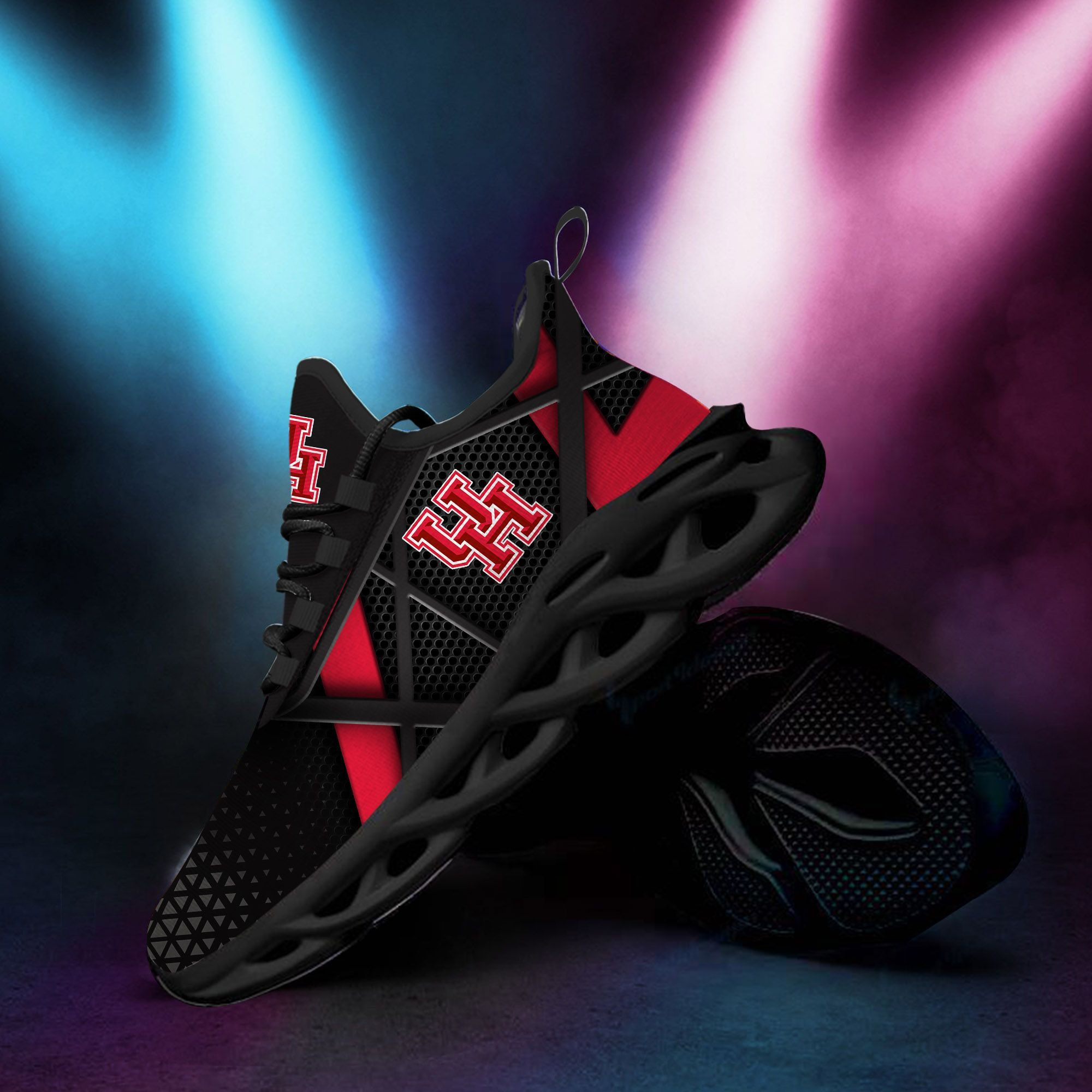 Houston Cougars Max Soul Sneakers Shoes - Famjoys Houston Cougars Max Soul Sneakers Shoes - Famjoys