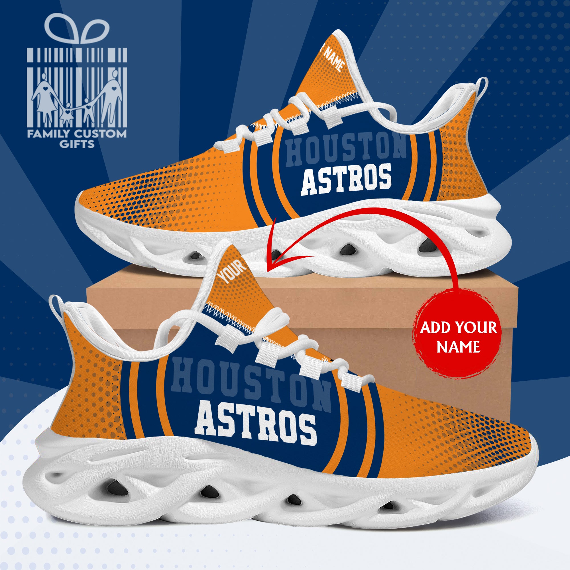 Houston Custom Baseball Personalized Max Soul Sneakers Running Sport Shoes for Men Women - Famjoys Houston Custom Baseball Personalized Max Soul Sneakers Running Sport Shoes for Men Women - Famjoys