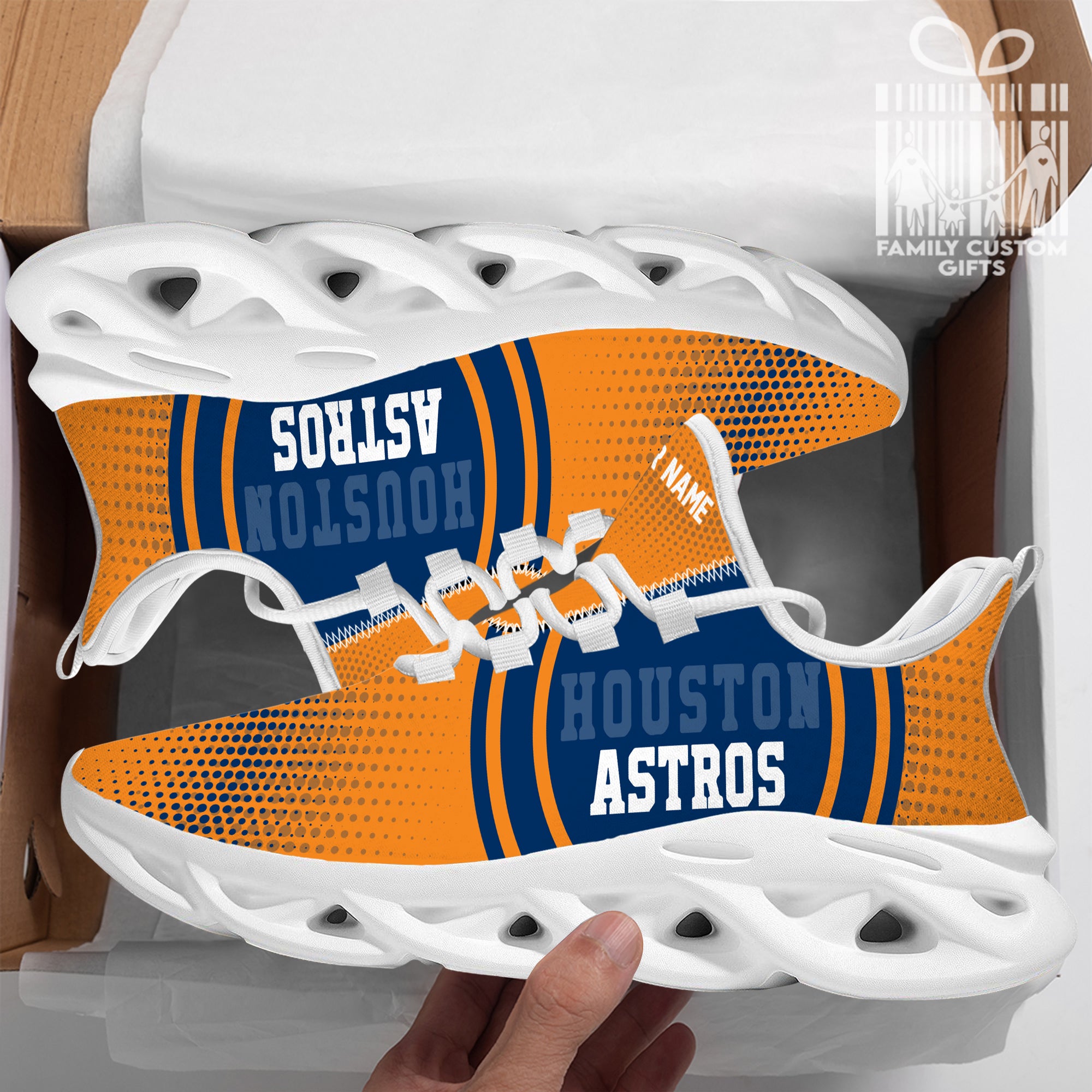 Houston Custom Baseball Personalized Max Soul Sneakers Running Sport Shoes for Men Women - Famjoys Houston Custom Baseball Personalized Max Soul Sneakers Running Sport Shoes for Men Women - Famjoys