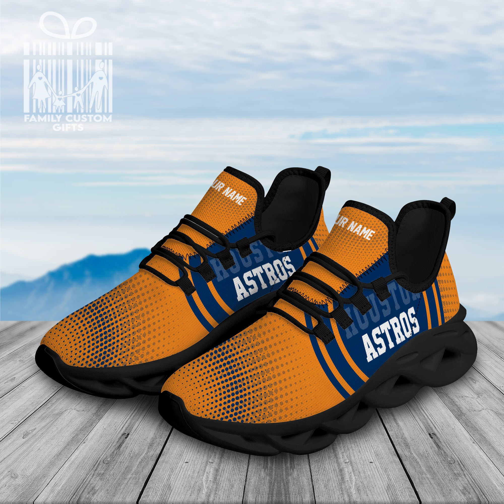 Houston Custom Baseball Personalized Max Soul Sneakers Running Sport Shoes for Men Women - Famjoys Houston Custom Baseball Personalized Max Soul Sneakers Running Sport Shoes for Men Women - Famjoys