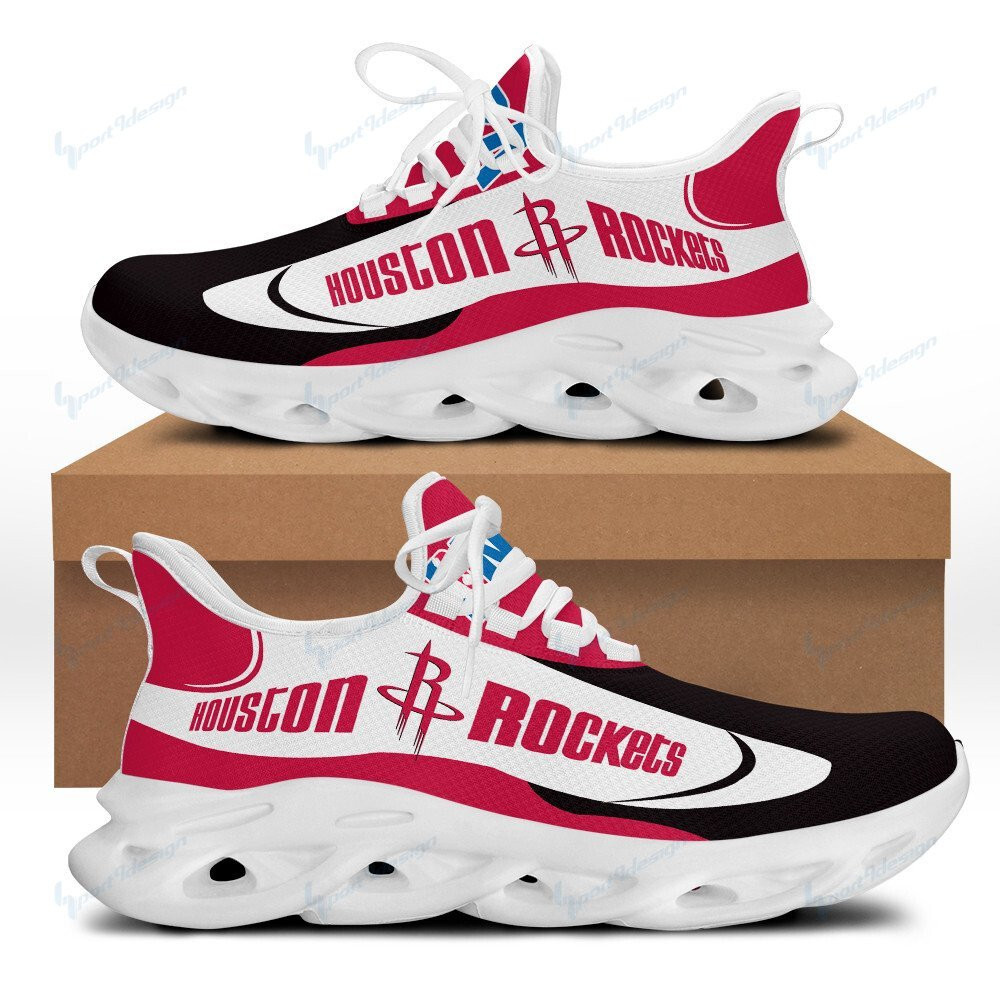 Houston Rockets Max Soul YZ Running Sneakers 68 - Famjoys Houston Rockets Max Soul YZ Running Sneakers 68 - Famjoys