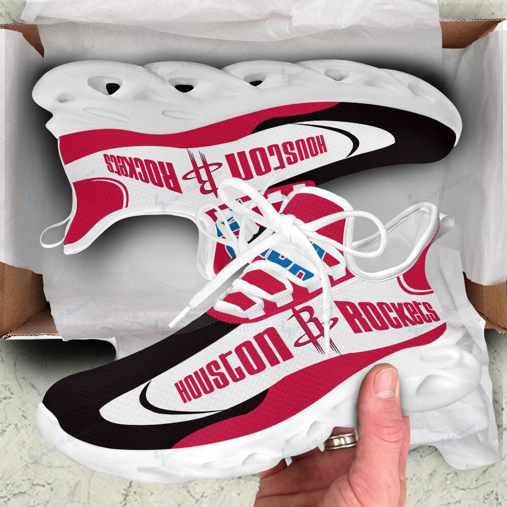 Houston Rockets Max Soul YZ Running Sneakers 68 - Famjoys Houston Rockets Max Soul YZ Running Sneakers 68 - Famjoys
