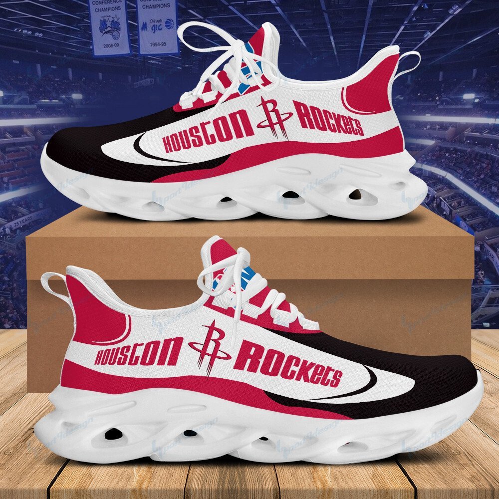 Houston Rockets Max Soul YZ Running Sneakers 68 - Famjoys Houston Rockets Max Soul YZ Running Sneakers 68 - Famjoys