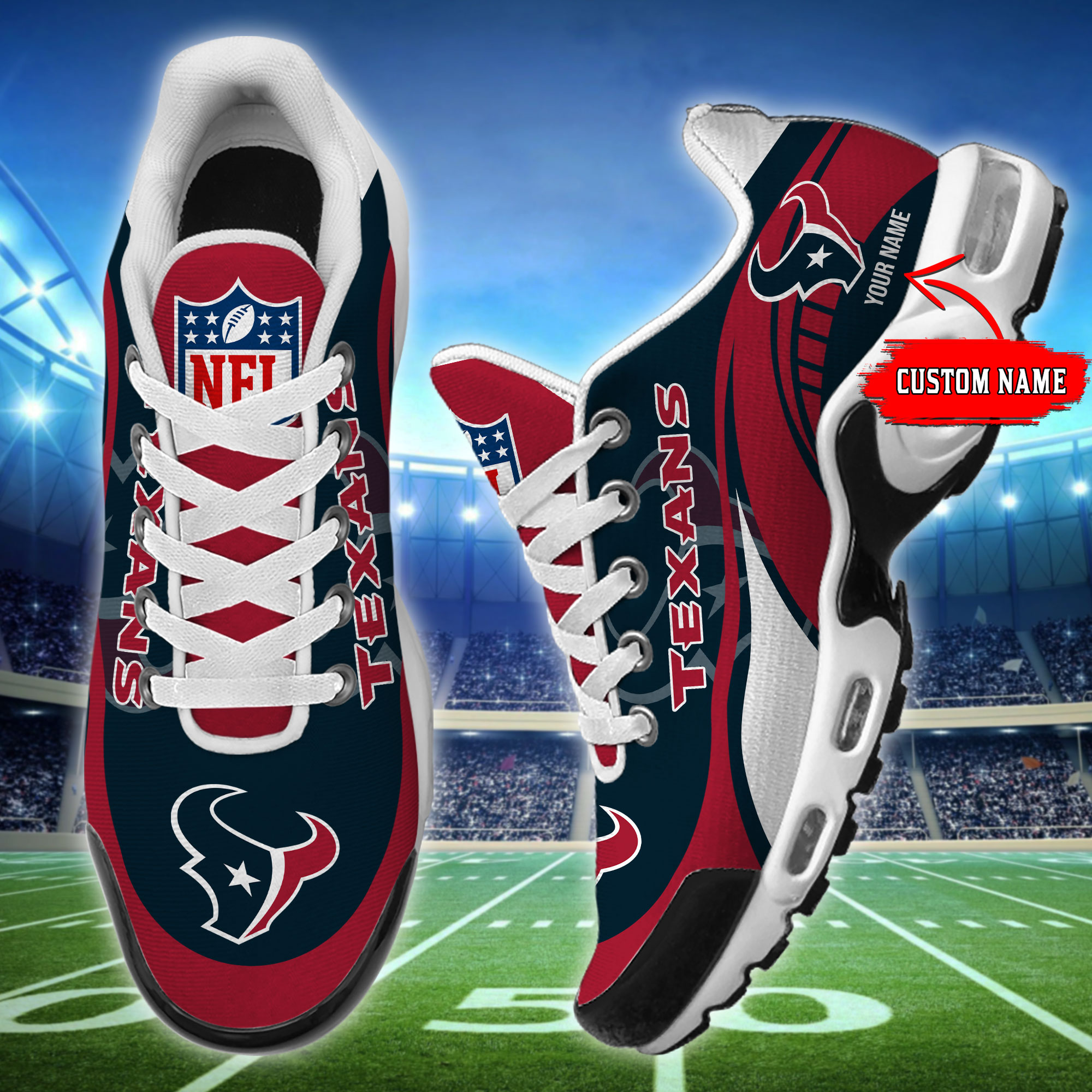 Houston Texans-32 Teams TN H56 SHOES Cool Gift-SP18082345ID02 - Famjoys Houston Texans-32 Teams TN H56 SHOES Cool Gift-SP18082345ID02 - Famjoys