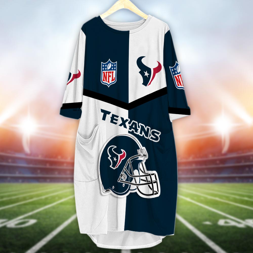Houston Texans 3D Caftan - Famjoys Houston Texans 3D Caftan - Famjoys