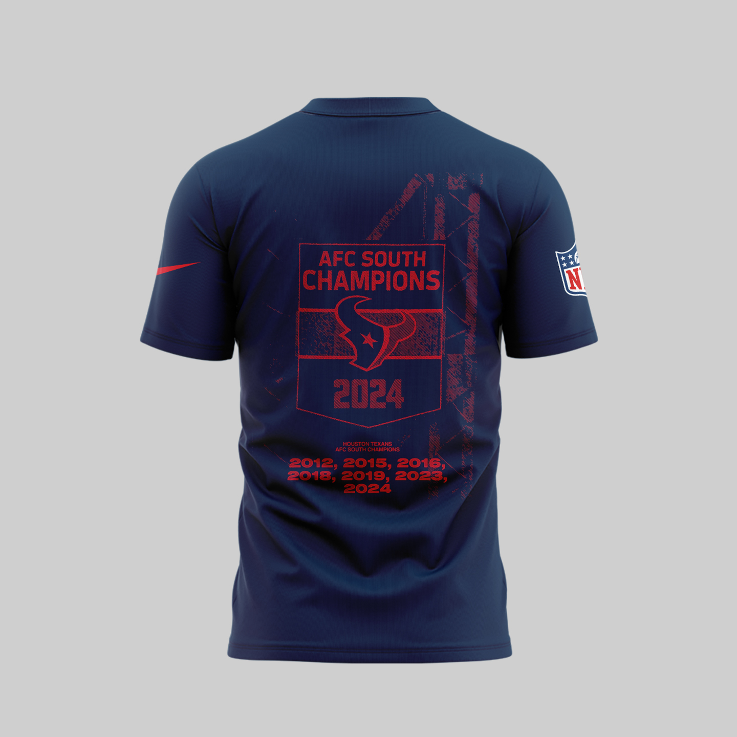 Houston Texans AFC South Champions Tshirt 2024 - Famjoys Houston Texans AFC South Champions Tshirt 2024 - Famjoys