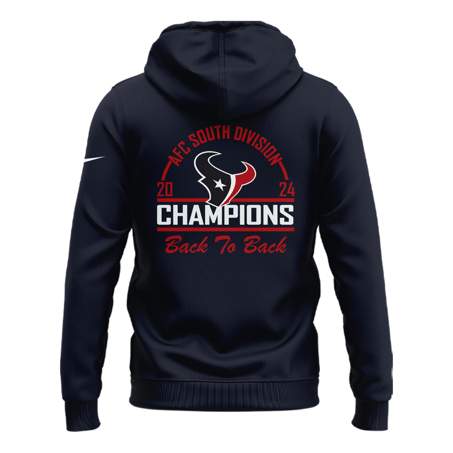 Houston Texans AFC South Division Champions Hoodie - Famjoys Houston Texans AFC South Division Champions Hoodie - Famjoys
