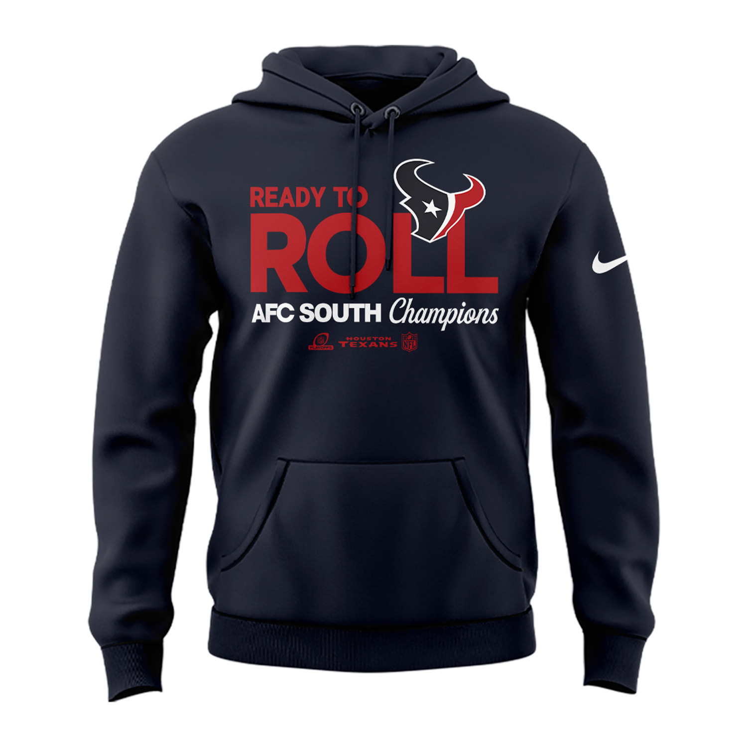 Houston Texans AFC South Division Champions Hoodie - Famjoys Houston Texans AFC South Division Champions Hoodie - Famjoys