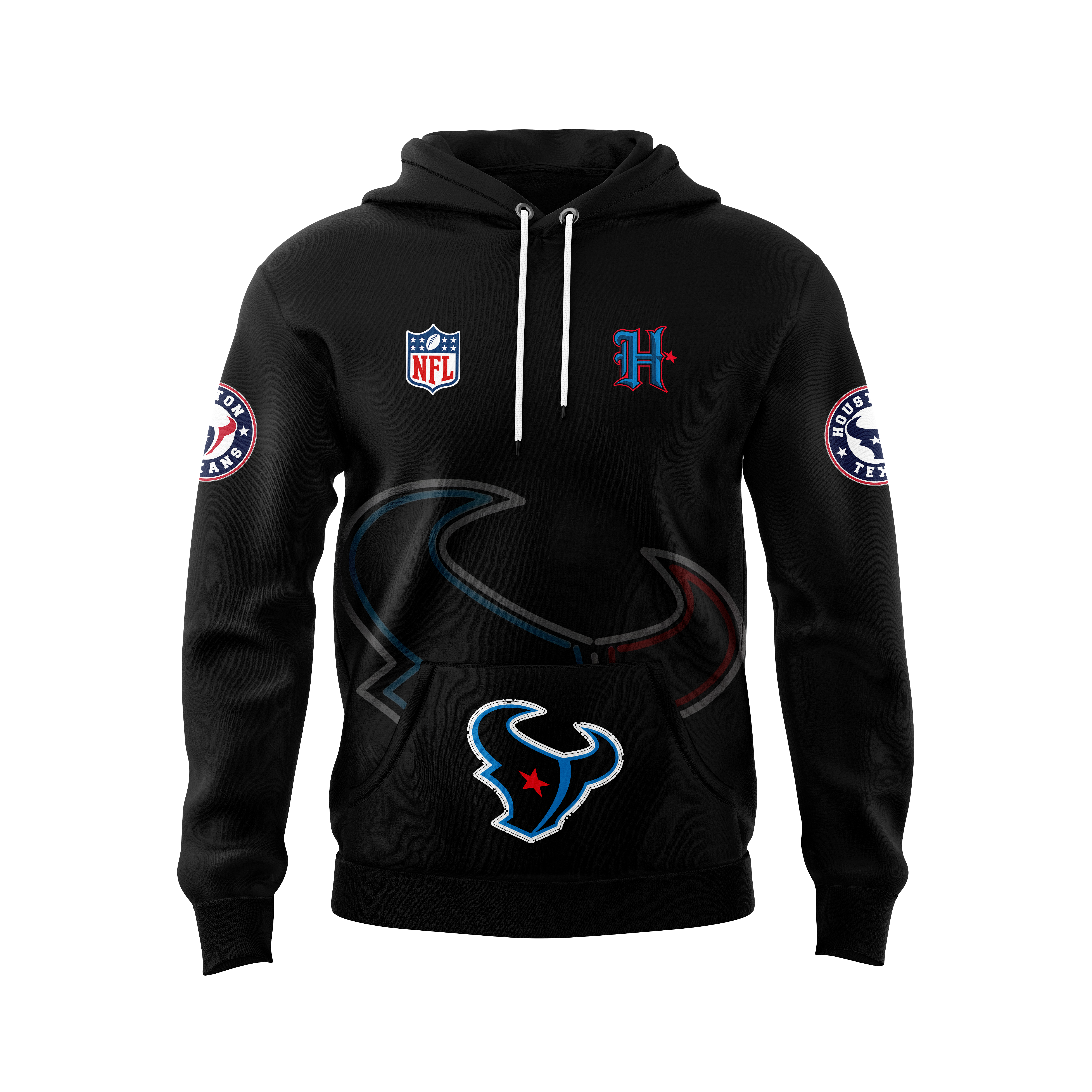 Houston Texans Alternate Helmet Pullover Hoodie - Famjoys Houston Texans Alternate Helmet Pullover Hoodie - Famjoys