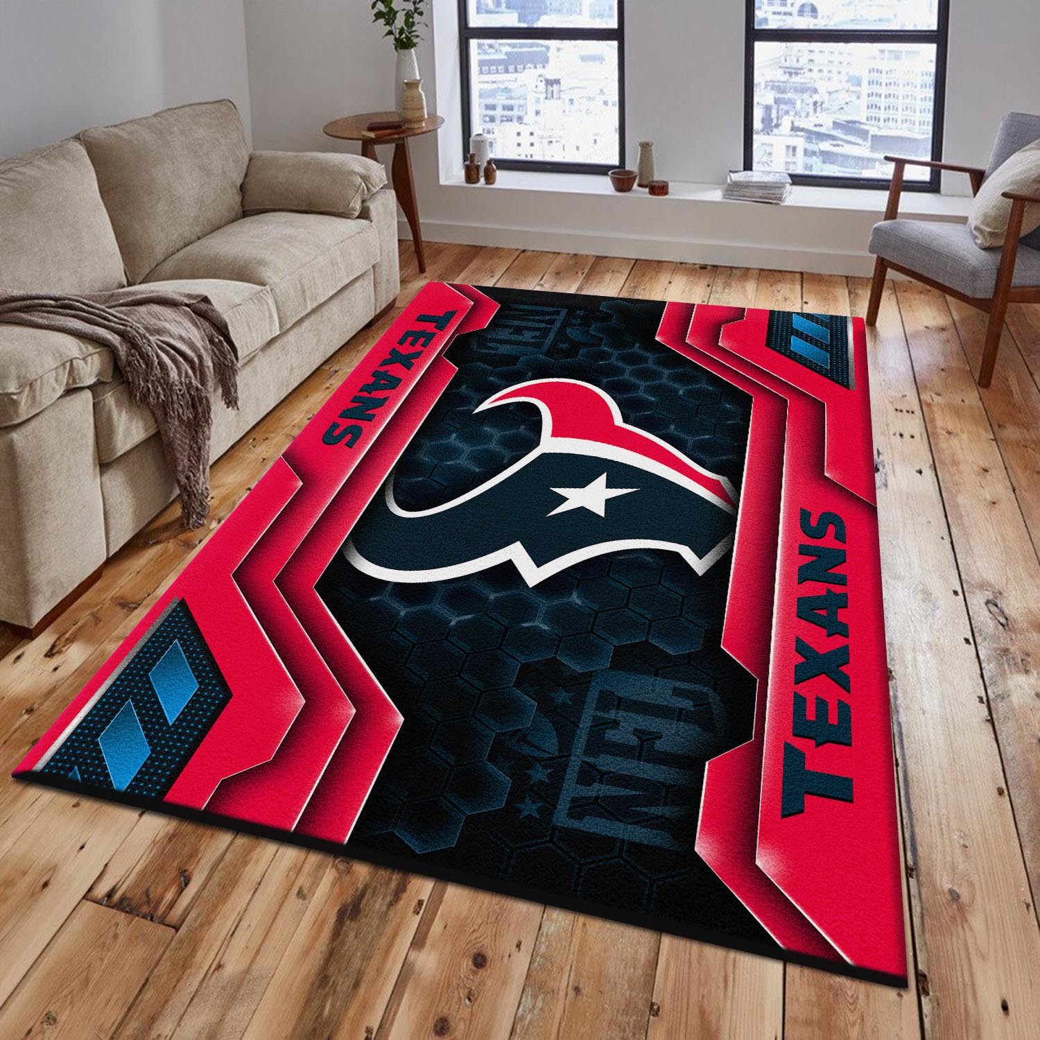 Houston Texans Area Rugs 0566 - Famjoys Houston Texans Area Rugs 0566 - Famjoys