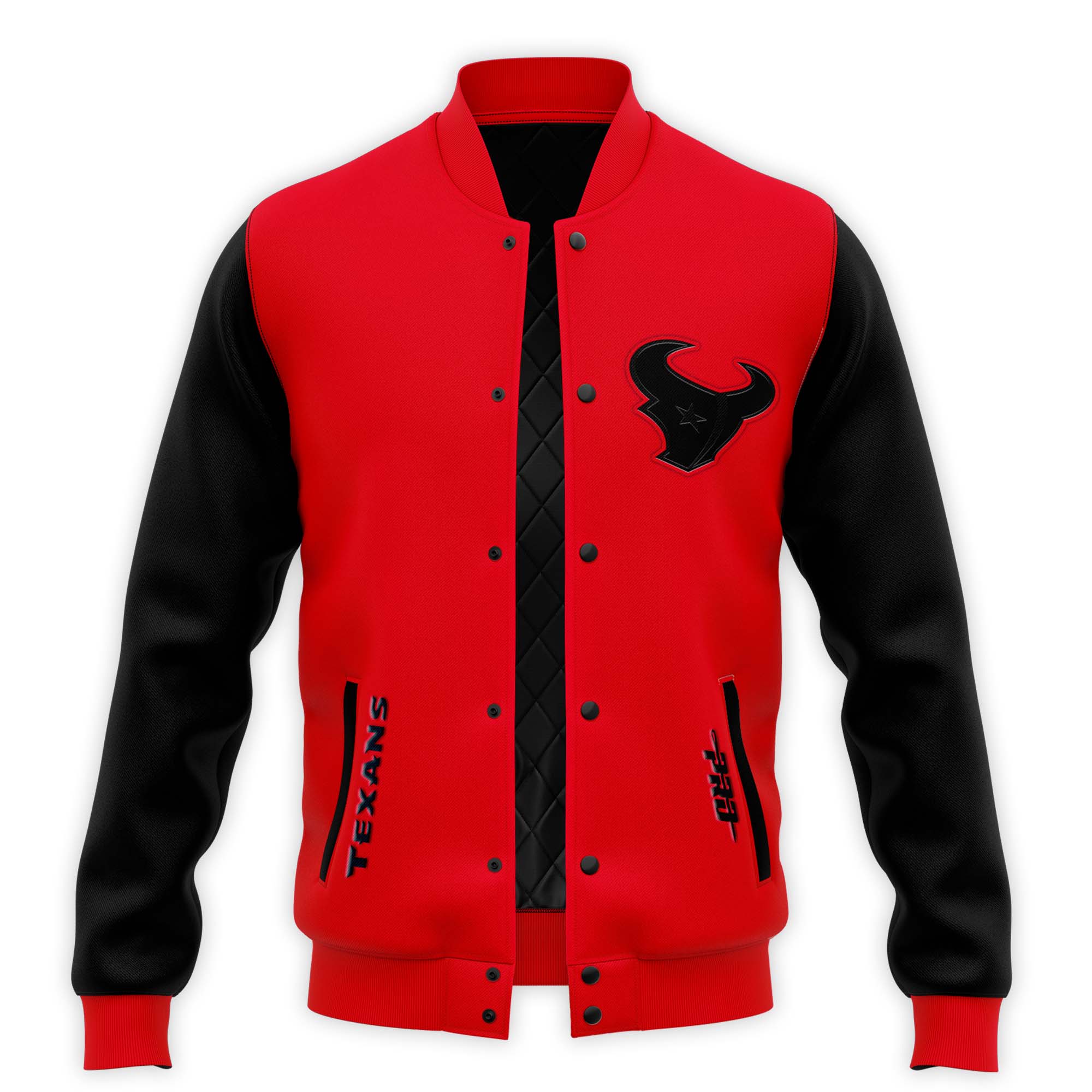 Houston Texans Battle Red Jacket - Famjoys Houston Texans Battle Red Jacket - Famjoys