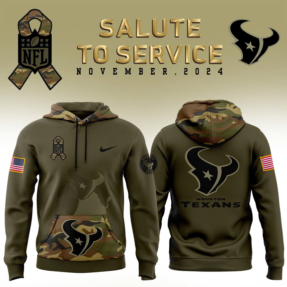 Houston Texans Camo Salute to Service Club Fleece Pullover Hoodie V2 - Famjoys Houston Texans Camo Salute to Service Club Fleece Pullover Hoodie V2 - Famjoys