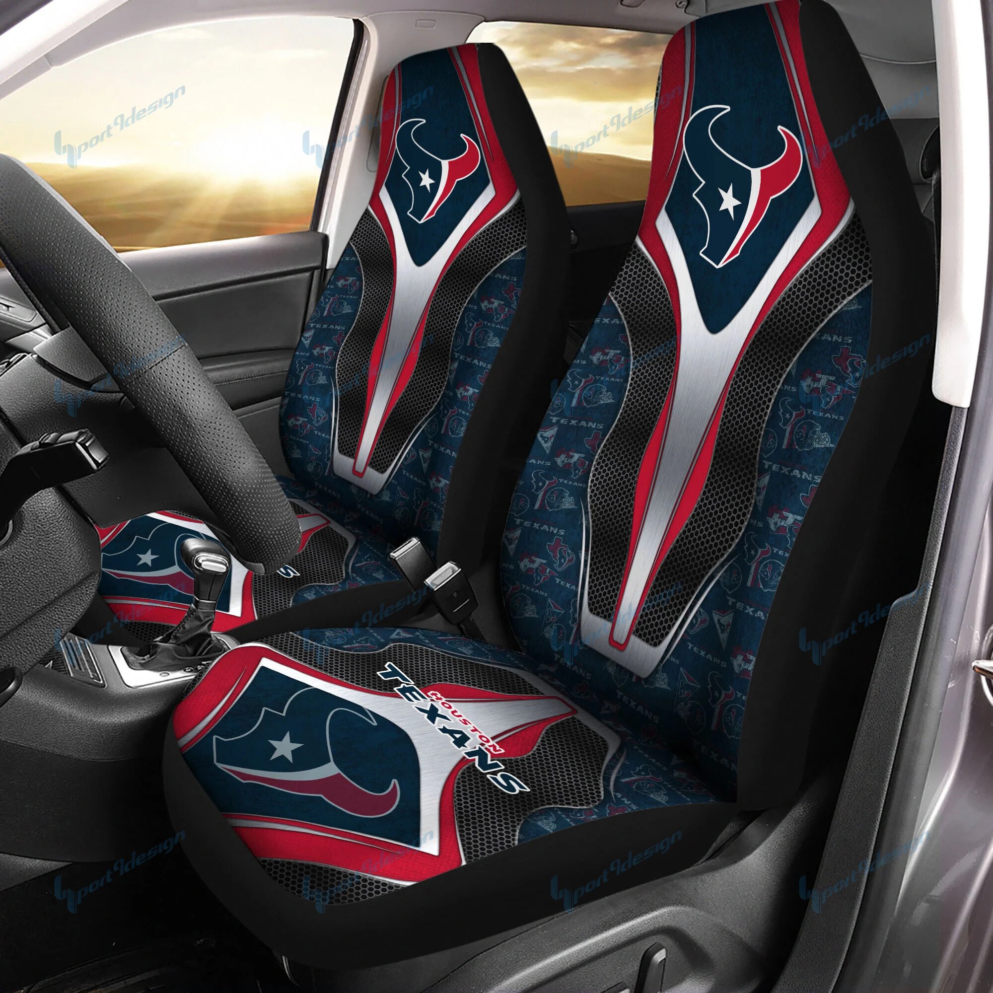 Houston Texans Car Seat Covers BG36 - Famjoys Houston Texans Car Seat Covers BG36 - Famjoys