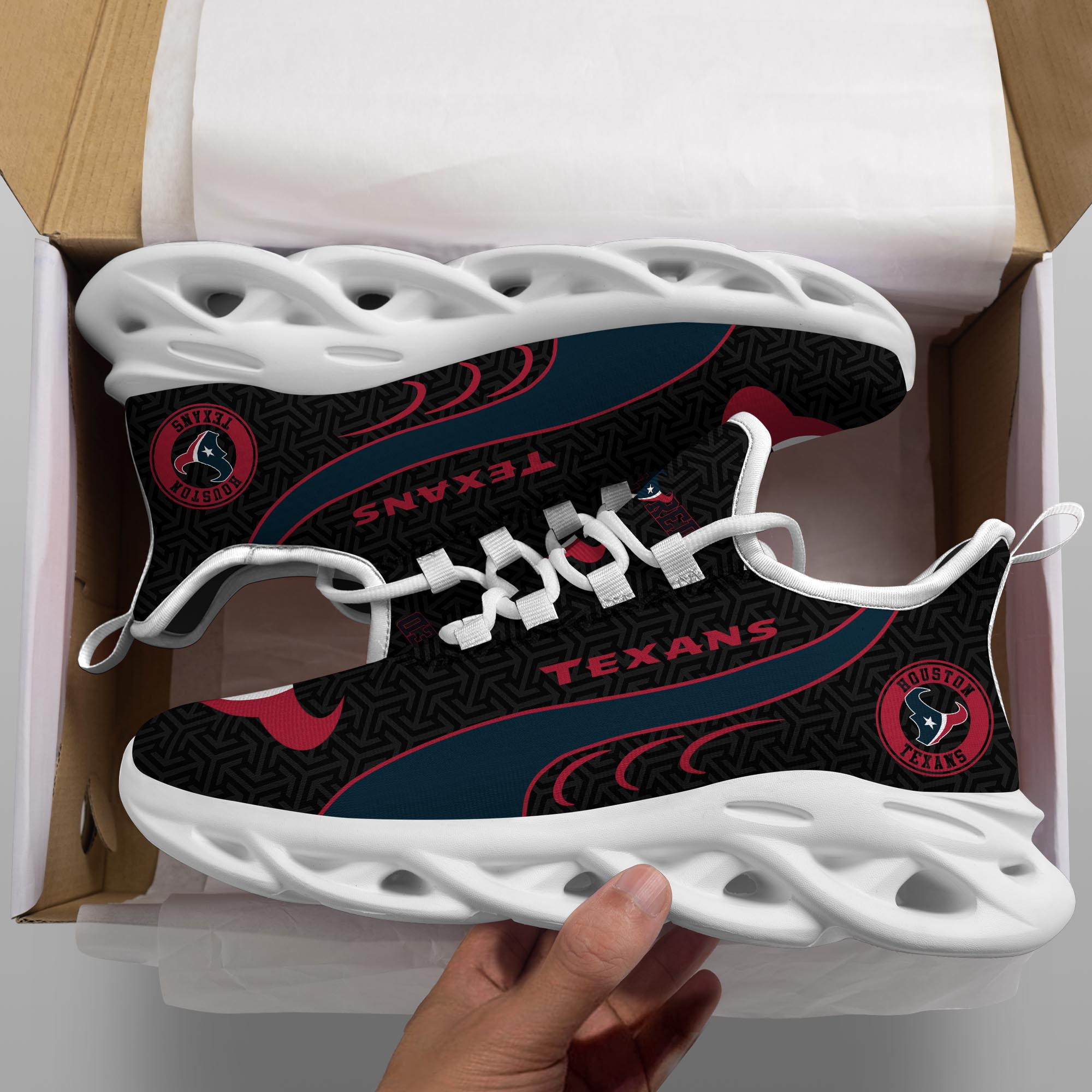 Houston Texans Clunky Shoes T-42107 - Famjoys Houston Texans Clunky Shoes T-42107 - Famjoys