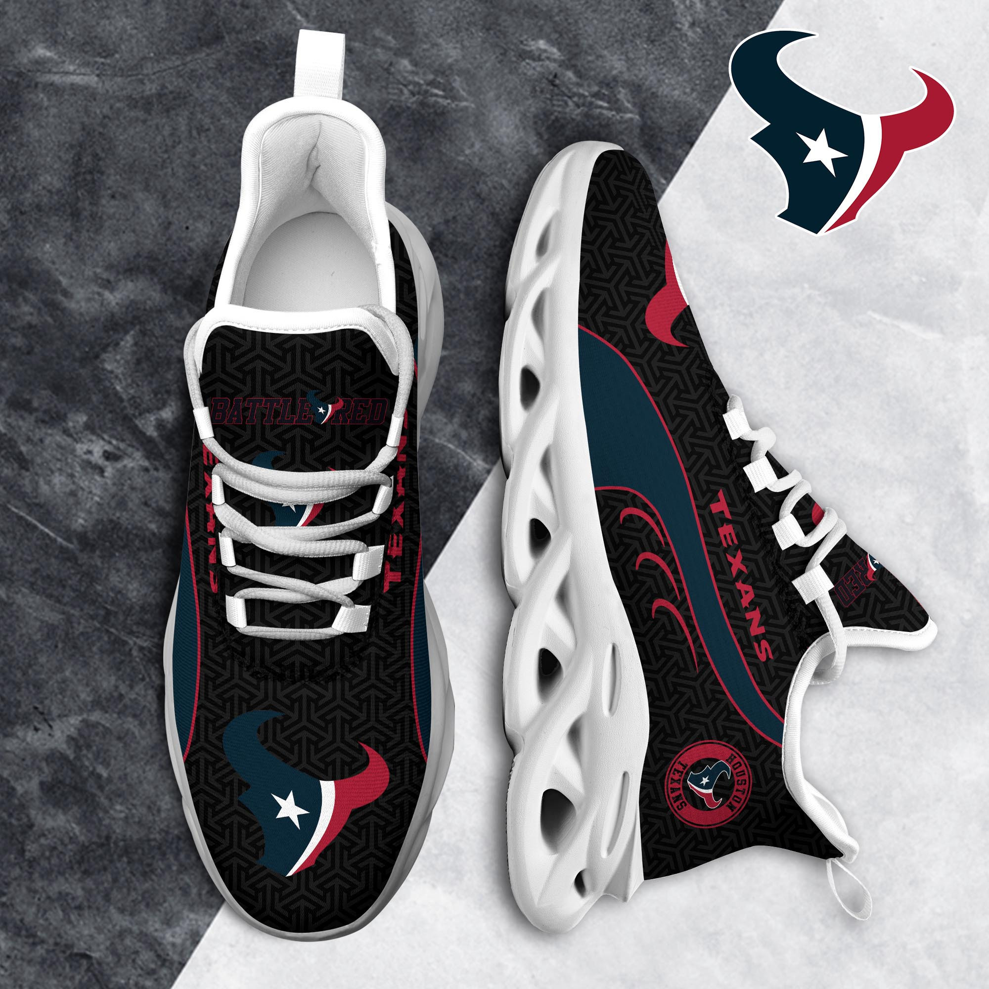 Houston Texans Clunky Shoes T-42107 - Famjoys Houston Texans Clunky Shoes T-42107 - Famjoys