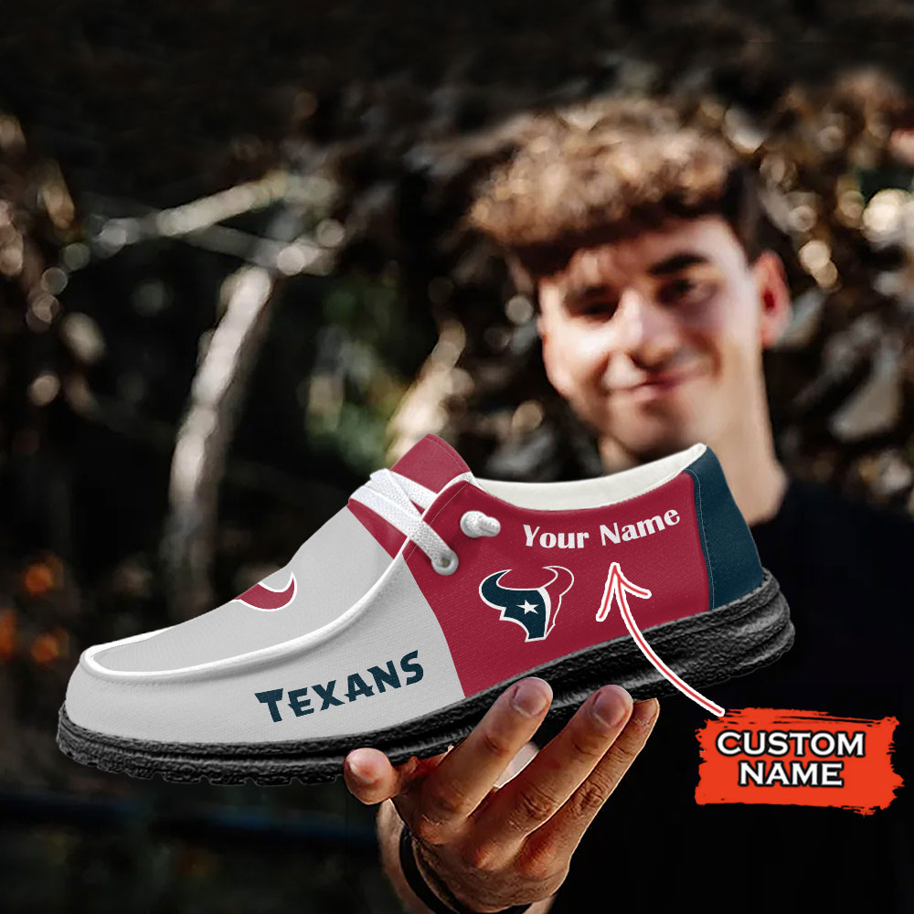 Houston Texans Hey Dude Sport Shoes - Famjoys Houston Texans Hey Dude Sport Shoes - Famjoys