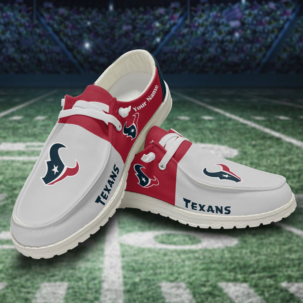 Houston Texans Hey Dude Sport Shoes - Famjoys Houston Texans Hey Dude Sport Shoes - Famjoys
