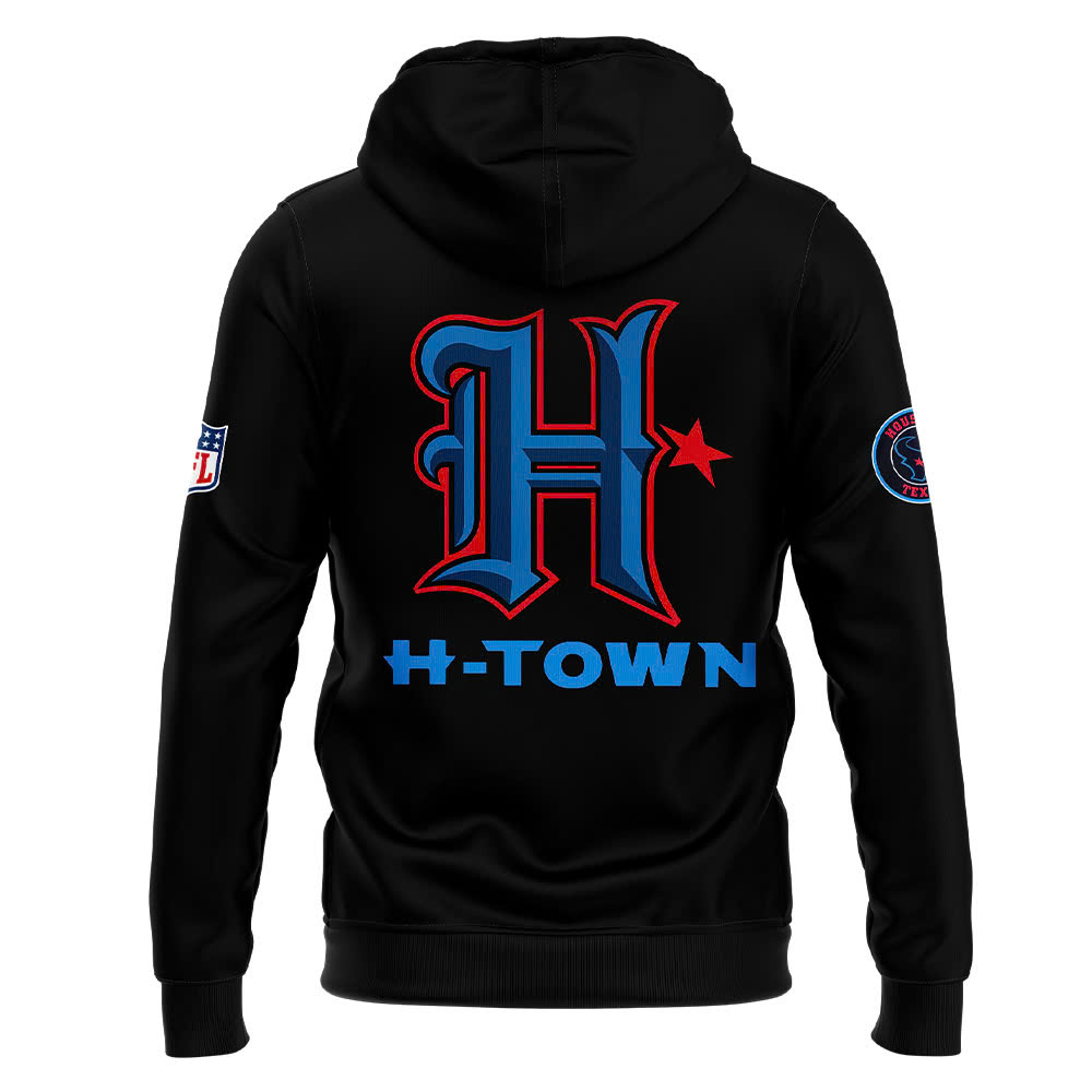 Houston Texans HTown Blue Hoodie - Famjoys Houston Texans HTown Blue Hoodie - Famjoys